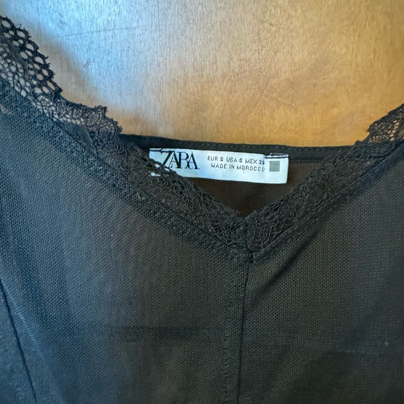 Zara Sheer Slip/Wrap Dress - Picture 2 of 5